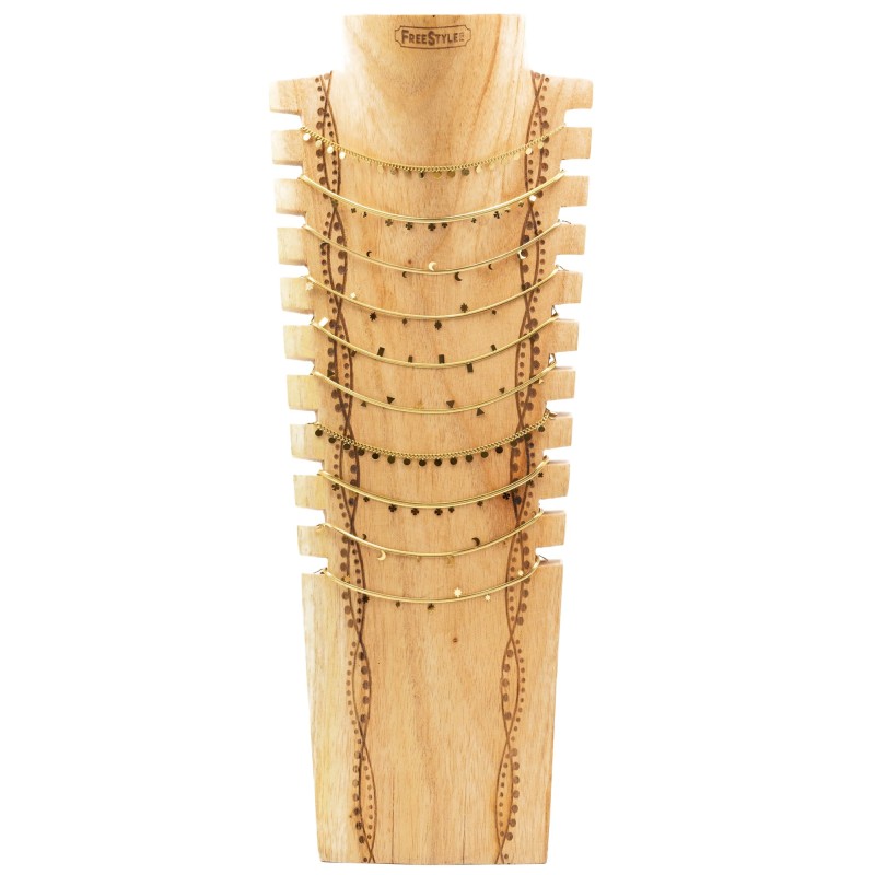 COLLIER CN02 - COU EN BOIS