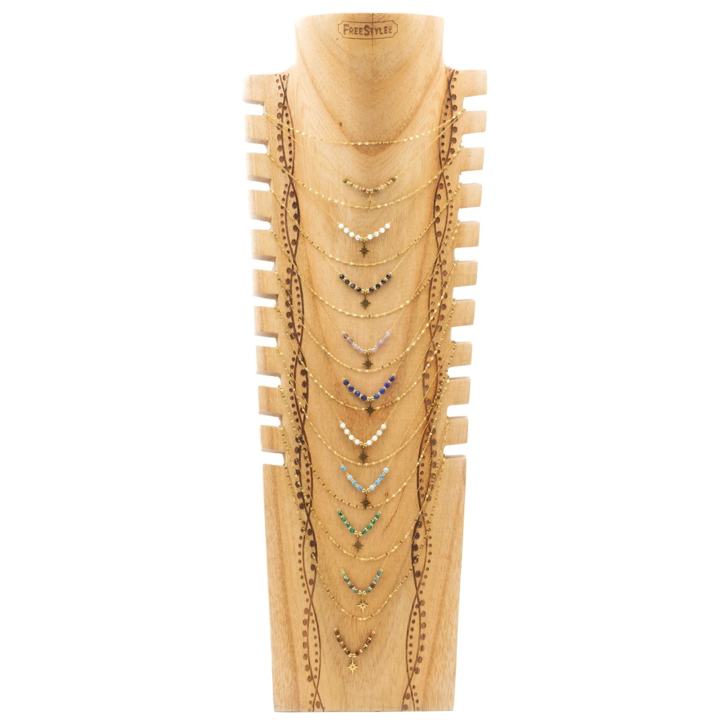 COLLIER JC04 - COU EN BOIS