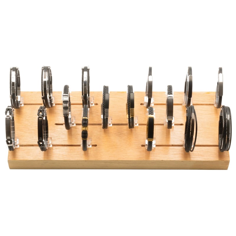 BRACELET JL ( 1 a 7 ) - PLAQUE EN BOIS