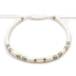 BRACELET FIMO PEARL PLAT FSI58 - TUBE 30cm