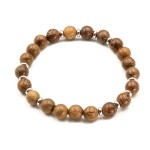 BRACELET BOIS METAL - TUBE 30cm