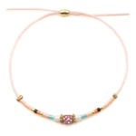 BRACELET FIONA N° 3 ROSACE - TUBE 40cm