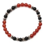 BRACELET PIERRE CHAKRA FSI44 - TUBE BOIS 30cm