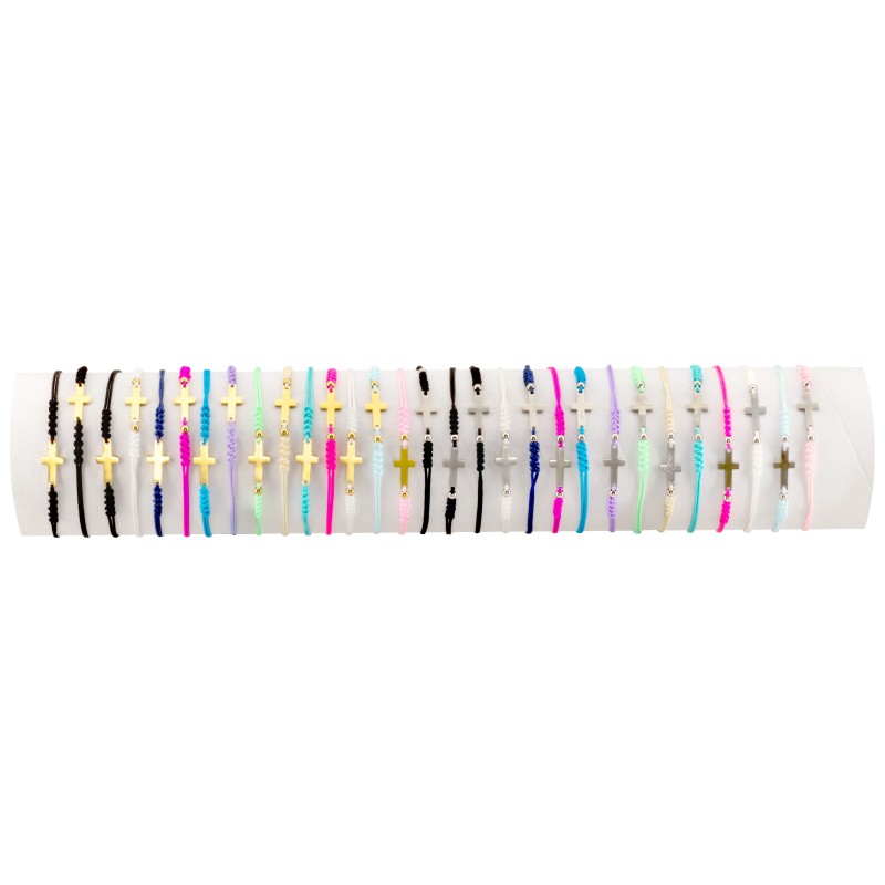 BRACELET CROIX SIMPLE HM01 - TUBE 30cm