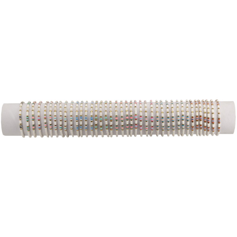 BRACELET FIMO PEARL PLAT FSI58 - TUBE 40cm