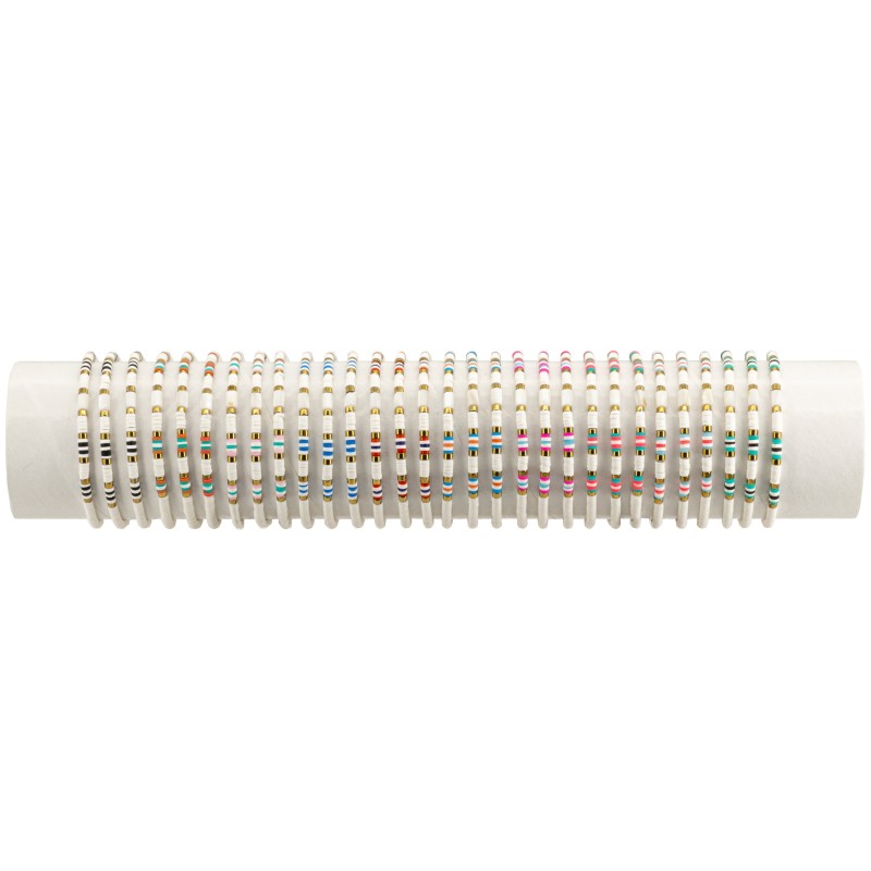 BRACELET FIMO PEARL PLAT FSI58 - TUBE 30cm