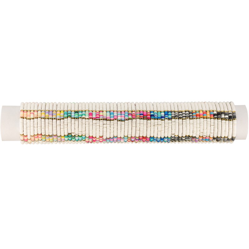 BRACELET FIMO BLANC FSI11 - TUBE 40cm
