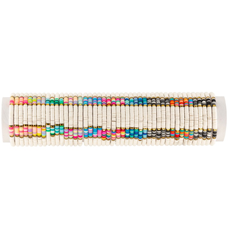 BRACELET FIMO BLANC FSI11 - TUBE 30cm