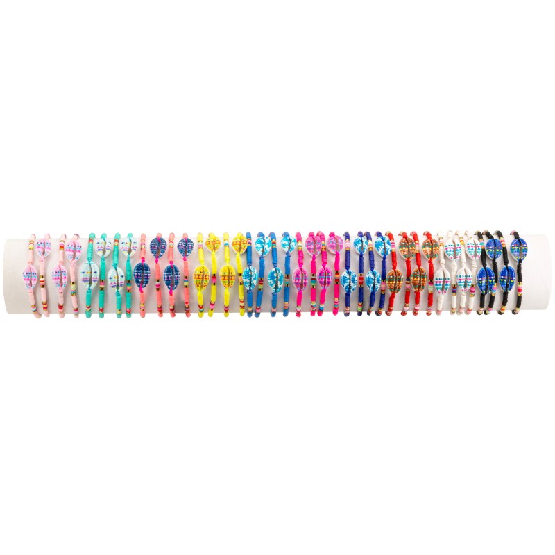 BRACELET FIMO COQUILLAGE FSI06 - TUBE 40cm