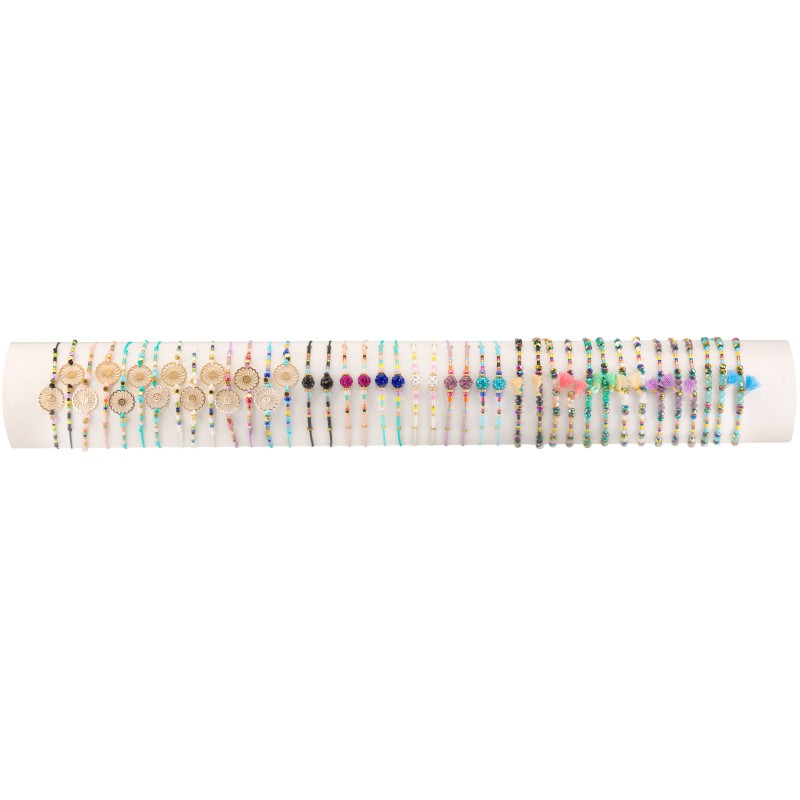 BRACELET FIONA N° 3 ROSACE - TUBE 40cm