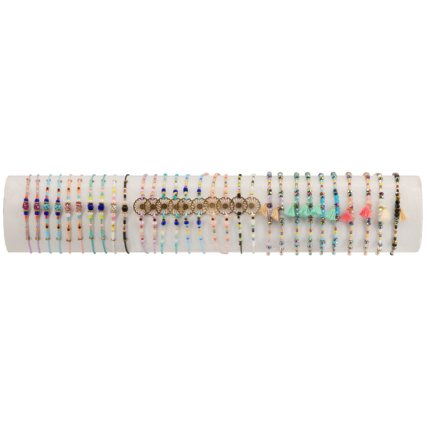 BRACELET FIONA N° 3 ROSACE - TUBE 30cm