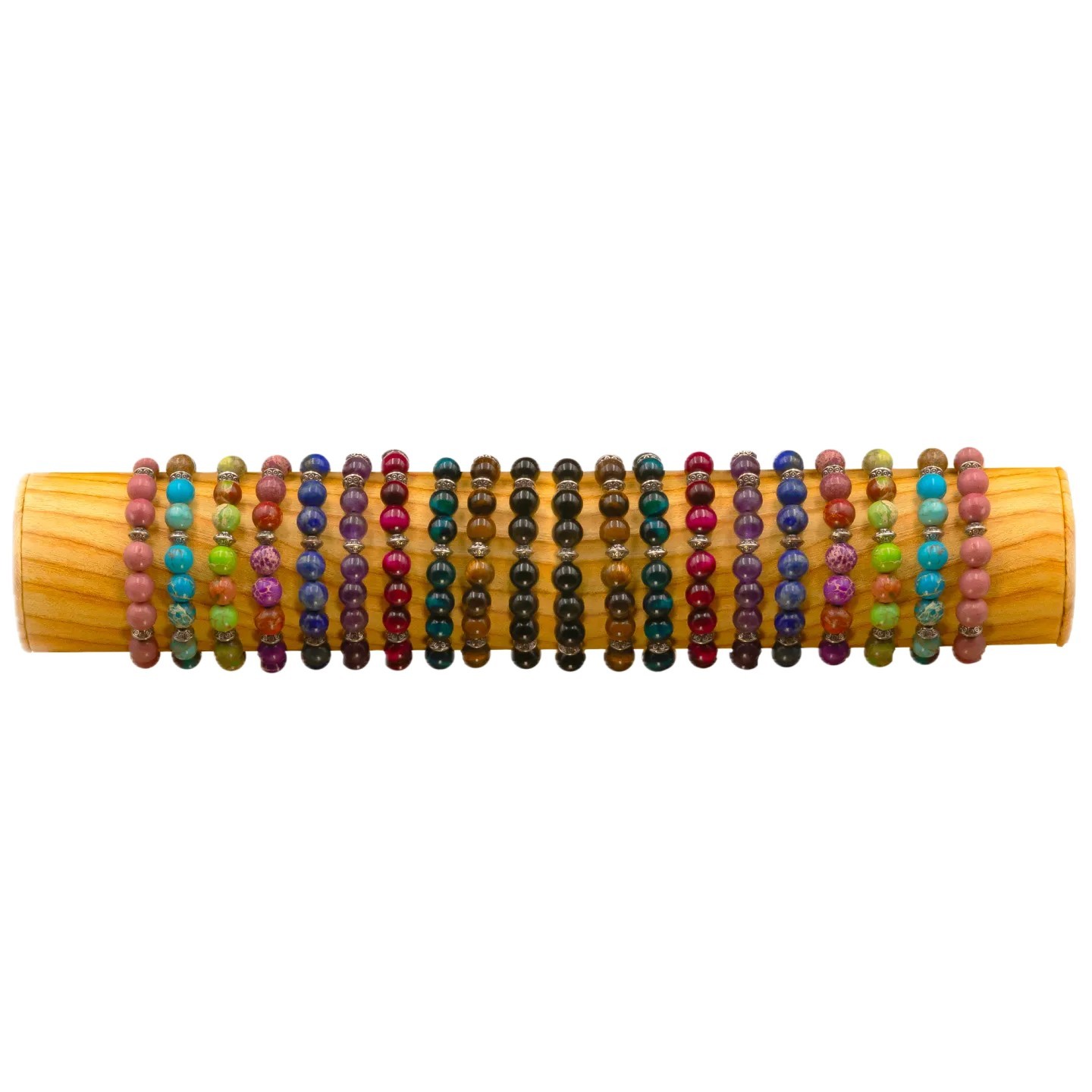 BRACELET PIERRE CLASSIQUE FSI62 - TUBE BOIS 30cm