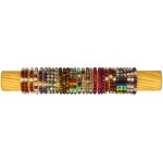 BRACELET PIERRE CLASSIQUE FSI62 - TUBE BOIS 40cm