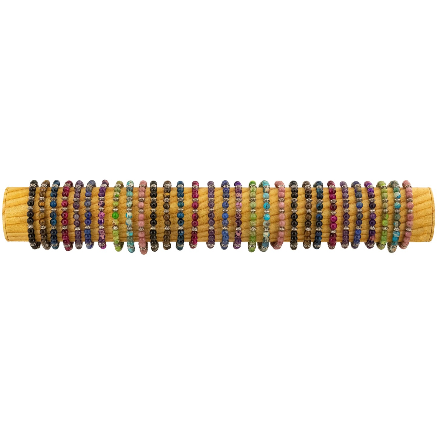 BRACELET PIERRE CLASSIQUE FSI63 - TUBE BOIS 40cm