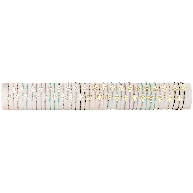 BRACELET FLOCON MM04 - TUBE 40cm
