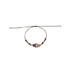 BRACELET CRISTAL BOIS - TUBE 40cm