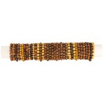 BRACELET BOIS METAL - TUBE 40cm