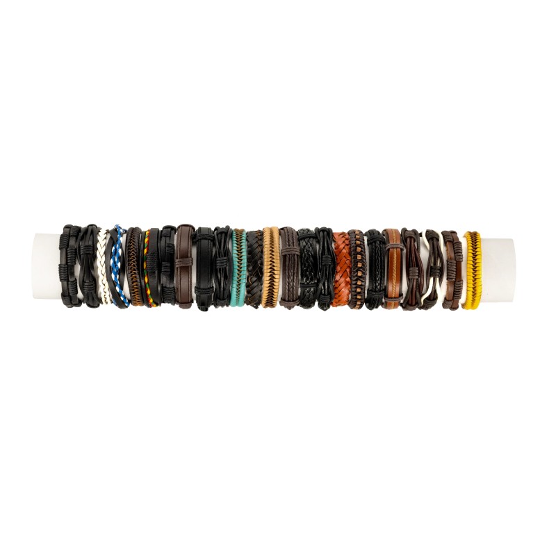 Bracelet cuir tressé Thai ajustable - FREESTYLE FSI