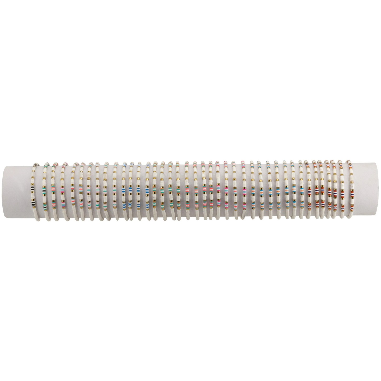Bracelet perles Fimo plat ajustable - FREESTYLE FSI