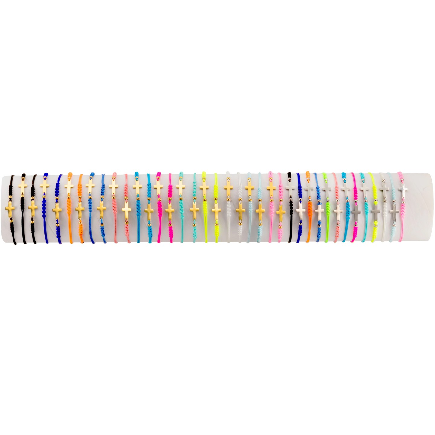 BRACELET CROIX FLUO WS01 - TUBE 40cm