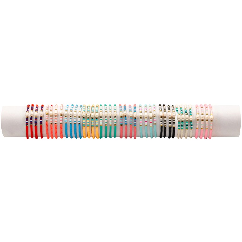 Bracelet perles Fimo et perle centrale - FREESTYLE FSI