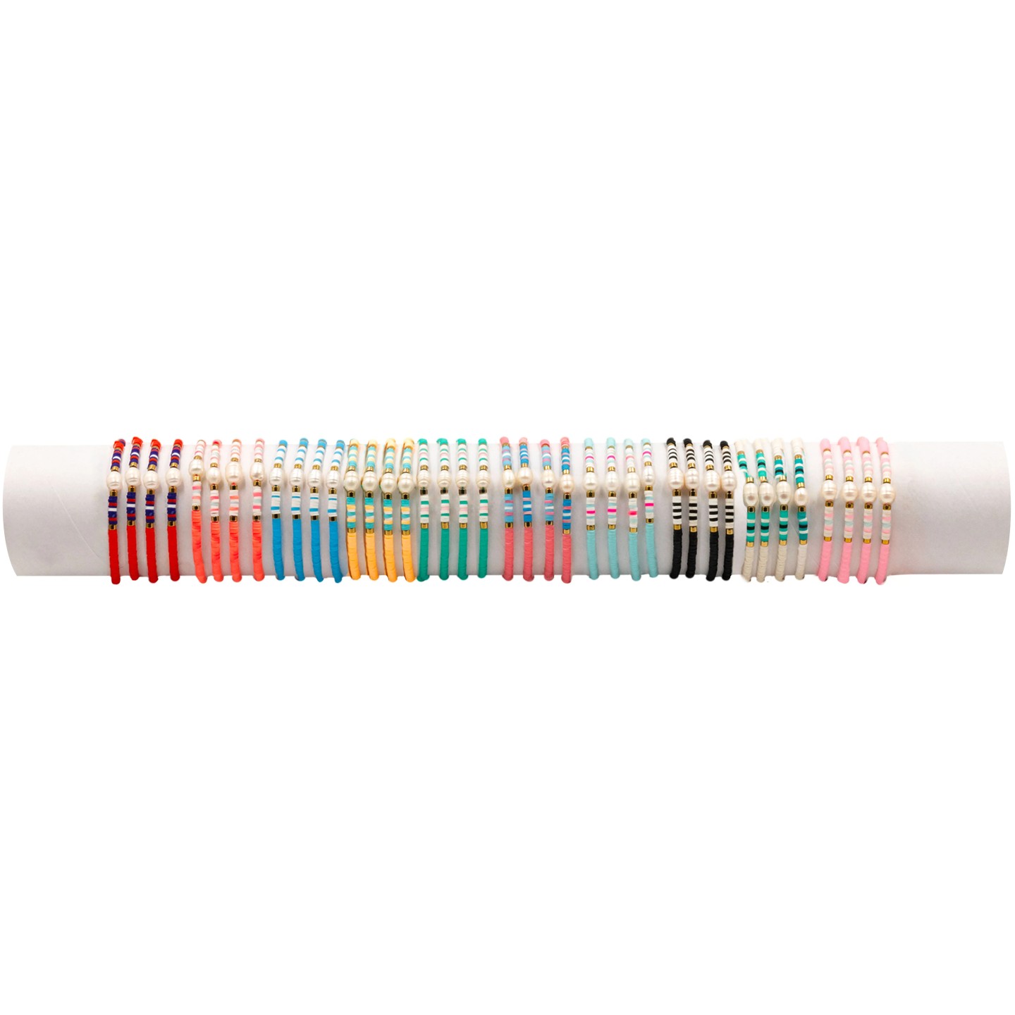 Bracelet perles Fimo et perle centrale - FREESTYLE FSI