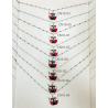 COLLIER CN10 TÉLÉCABINE ARGENT (16 MODELES) - 01 COU EN BOIS N25