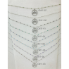 COLLIER CN11 MONTAGNE ARGENT (16 MODELES) - 01 COU EN BOIS N25
