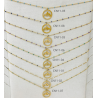 COLLIER CN11 MONTAGNE OR (16 MODELES) - 01 COU EN BOIS N25