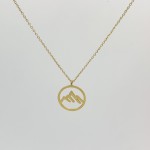 COLLIER CN12 MONTAGNE OR (20 MODÈLES) - 01 COU EN BOIS N25