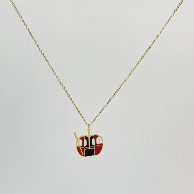COLLIER CN13 TÉLÉCABINE OR (20 MODÈLES) - 01 COU EN BOIS N25