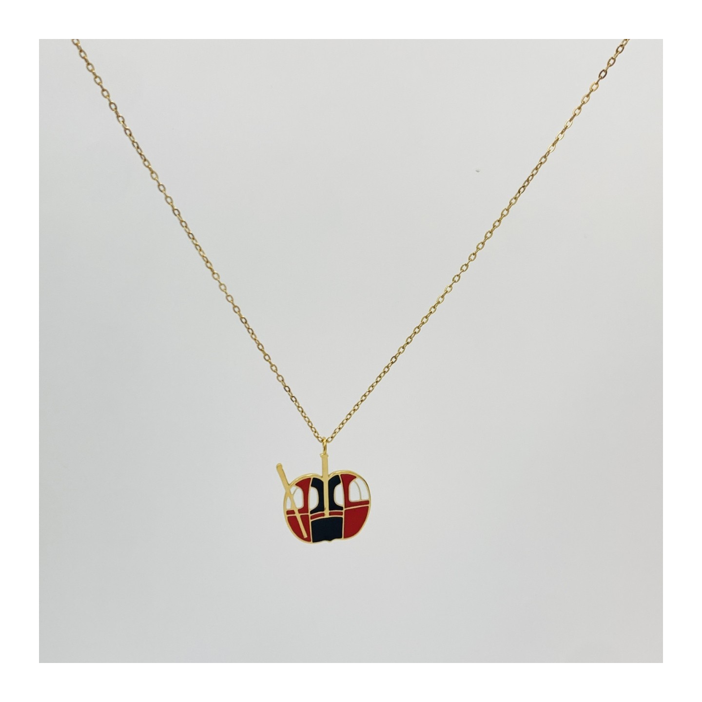 COLLIER CN13 TÉLÉCABINE OR (20 MODÈLES) - 01 COU EN BOIS N25