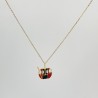 COLLIER CN13 TÉLÉCABINE OR (20 MODÈLES) - 01 COU EN BOIS N25