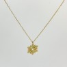 COLLIER CN14 FLOCON OR (20 MODELES) - 01 COU EN BOIS N25