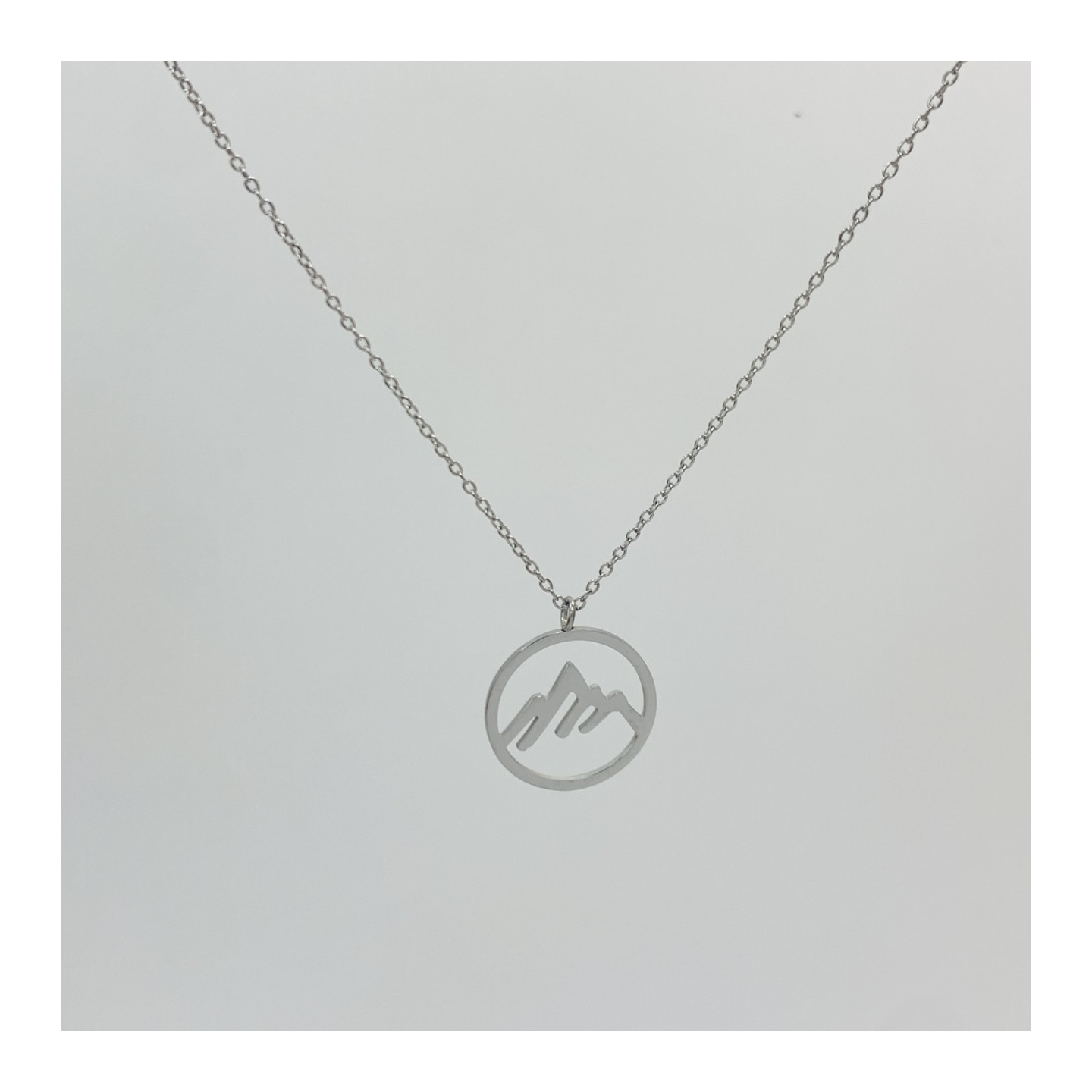 COLLIER CN12 MONTAGNE ARGENT (20 modèles) - 01 COU EN BOIS N25