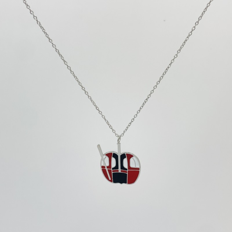 COLLIER CN13 TÉLÉCABINE ARGENT (20 MODELES) - 01 COU EN BOIS N25