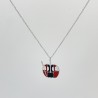 COLLIER CN13 TÉLÉCABINE ARGENT (20 MODELES) - 01 COU EN BOIS N25